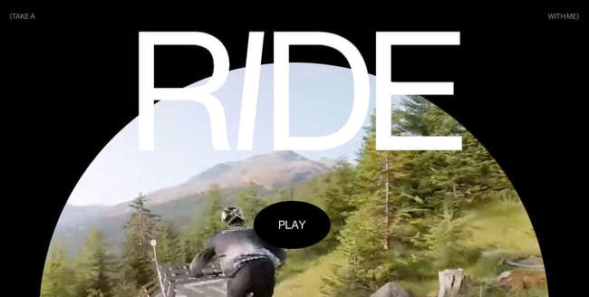 Nikolaj Juhlsens interactive video project shows how it feels to take a ride