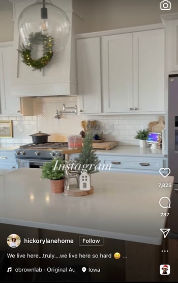 Alternatives to Buying Instagram Followers: Using Instagram Reels featuring Hickory Lane Home